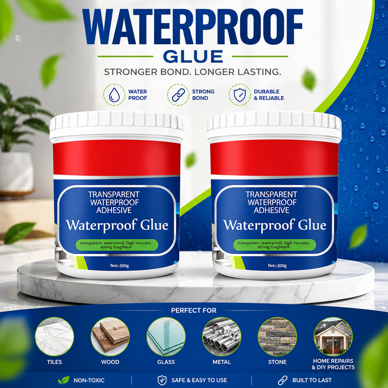 SafeSeal™-Transparent Waterproof Glue