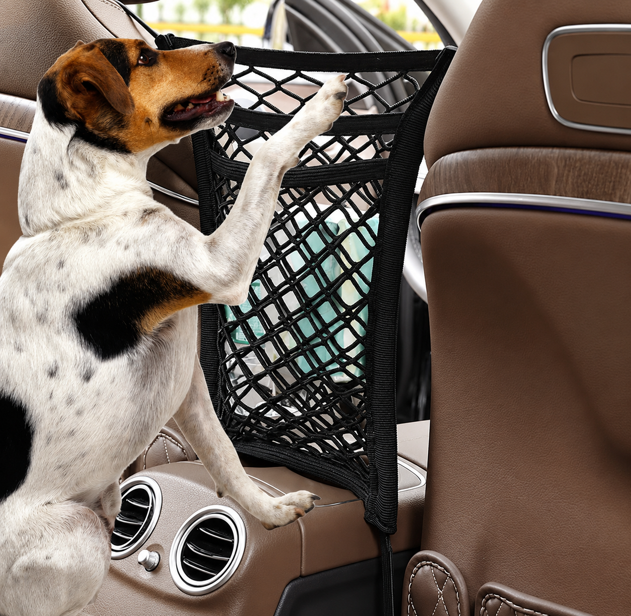 Multi-pocket Vehicle Mesh Organizer